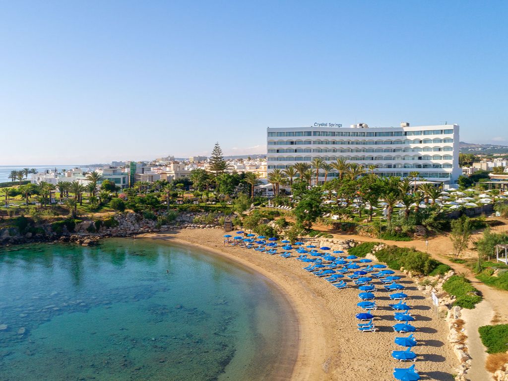 Stranden nedanför hotellet