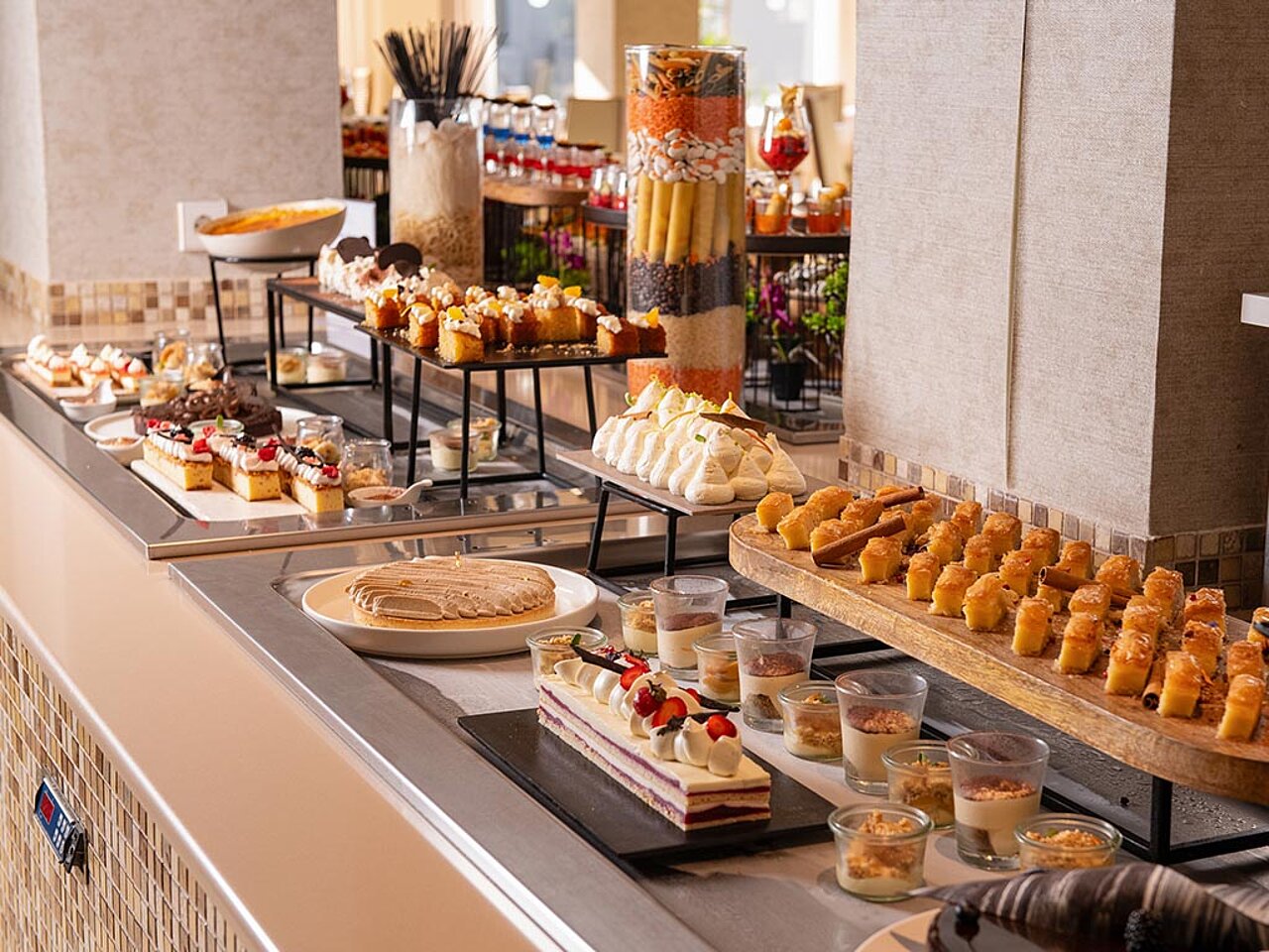 Desserter i buffétrestaurangen