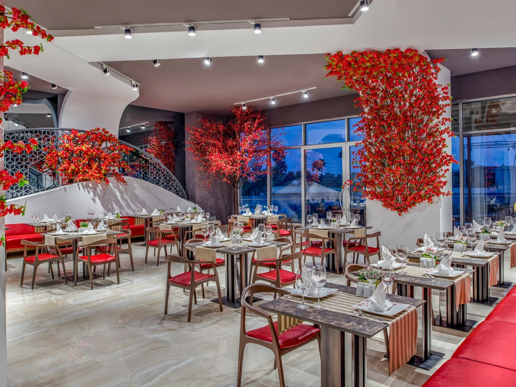 À la carte-restaurangen Sakura